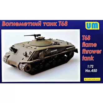 Unimodels T68 Flame thrower Tank harcjármű makett