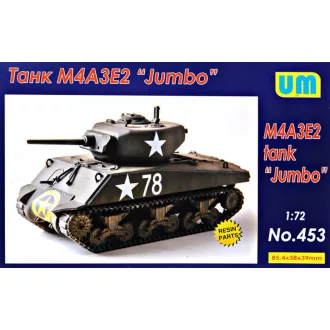 Unimodels M4A3E2 "Jumbo" Tank harcjármű makett