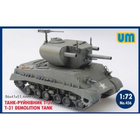 Unimodels T-31 demolition Tank makett