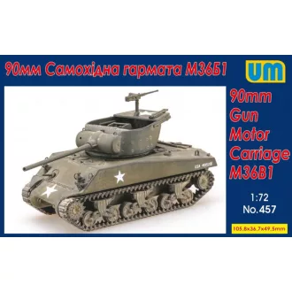 Unimodels M36B1 90mm gun motor carriage harcjármű makett