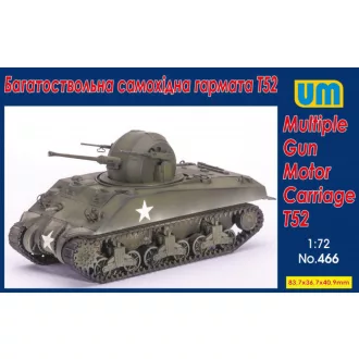 Unimodels Multiple Gun Motor Carriage T52 harcjármű makett