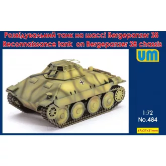  Unimodels Reconnaissance tank on Bergepanzer 38 chassis harcjármű makett