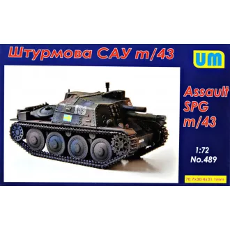 Unimodels m/43 assault self-propelled gun harcjármű makett