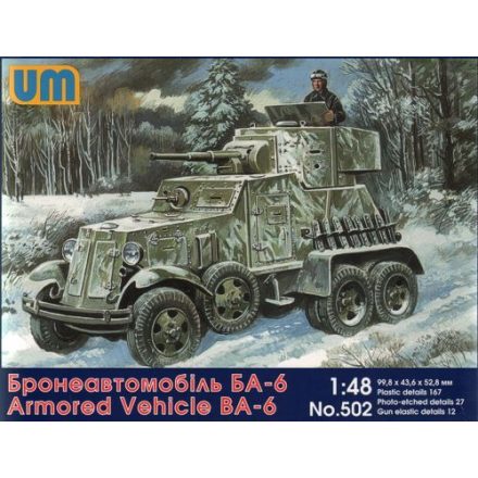 Unimodels BA-6 Soviet armored vehicle makett