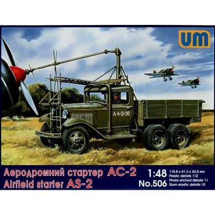 Unimodels Airfield starter AS-2 on GAZ-AAA makett