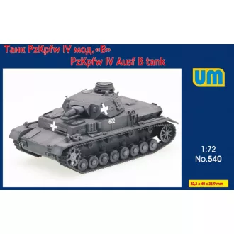 Unimodels Pz.Kpfw IV Ausf B tank harcjármű makett