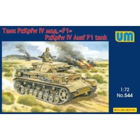 Unimodels PzKpfw IV Ausf F1 tank makett