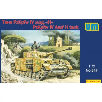 Unimodels Panzer IV Ausf H tank harcjármű makett