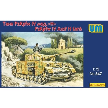 Unimodels PzKpfw IV Ausf H makett
