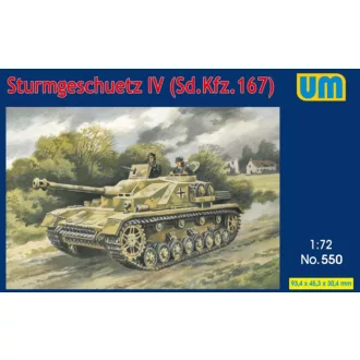 Unimodels Sturmgeschutz IV (Sd.Kfz.167) harcjármű makett