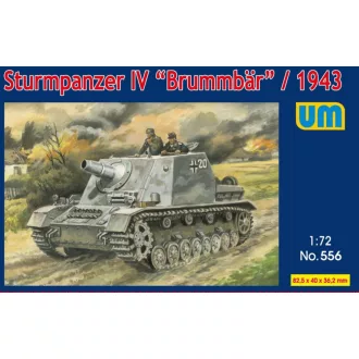   Unimodels Sturmpanzer IV "Brummbar", 1943 harcjármű makett