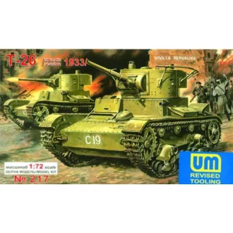 Unimodels T-26 Light Tank 1933 harcjármű makett