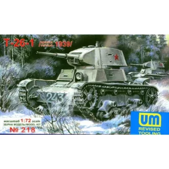 Unimodels T-26 Light Tank 1939 harcjármű makett