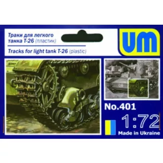 Unimodels Ketten for Light Tank T-26 makett