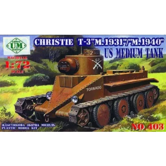 Unimodels Christie T-3 M.1931/M.1940 harcjármű makett