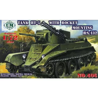   Unimodels Tank BT-5 with rocket mounting RS-132 harcjármű makett