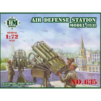   Unimodels Soviet air defense station, model 1931 harcjármű makett