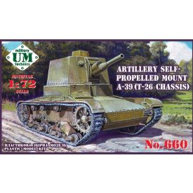 Unimodels A-39 (T-26 chassis) Soviet self-propelle makett