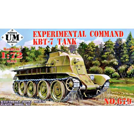 Unimodels Experimental command KBT-7 tank makett
