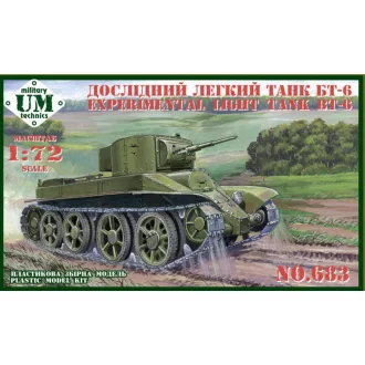 Unimodels BT-6 Experimental light tank harcjármű makett