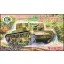 Unimodels AT-1 Soviet artillery self-propelled gun, plastic tracks harcjármű makett