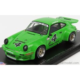   SPARK-MODEL PORSCHE 911 RSR 3.0 CARRERA N 4 LAGUNA SECA IMSA GT 1974 H.HAYWOOD - B.WEBBE