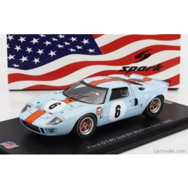   SPARK MODEL FORD GT40 GULF N 6 2nd 6h WATKINS GLEN 1968 P.HAWKINS - D.HOBBS