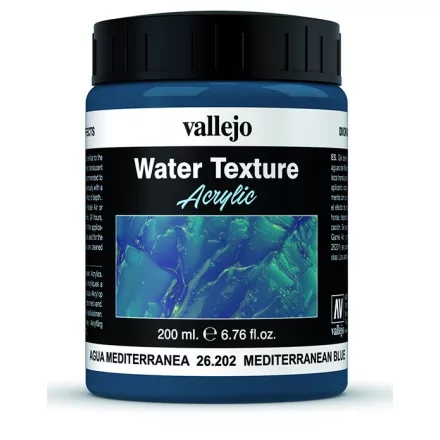Vallejo Mediterranean Blue Water Texture