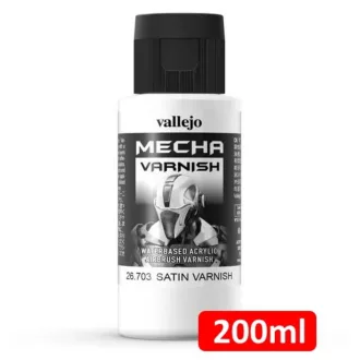 Vallejo - Mecha Color: Mecha Satin Varnish 200 ml lakk
