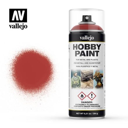 Vallejo Scarlet Red Base Coat akril spray