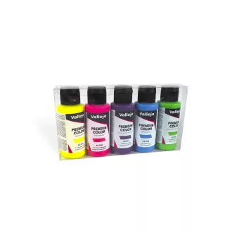 Vallejo - Premium Color: Fluo Colors 60 ml festék