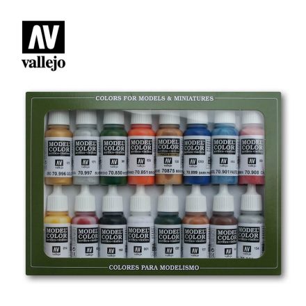 Vallejo Model Color Folkstone Basics Paint Set