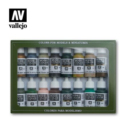 Vallejo Model Color German Camouflage WWII Paint Set