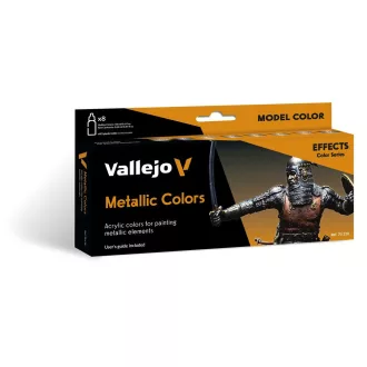 Vallejo - Model Color: Metallic Colors 18 ml festék