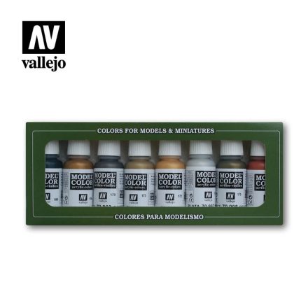 Vallejo Model Color Metallic Colors Paint Set