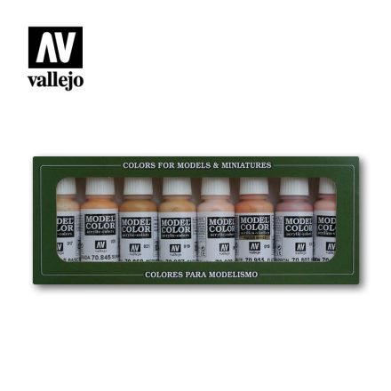 Vallejo Model Color Face & Skin Tones Paint Set