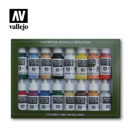Vallejo Model Color Basic Colors USA Paint Set