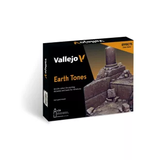 Vallejo - Model Color: Earth Tones 18 ml festék