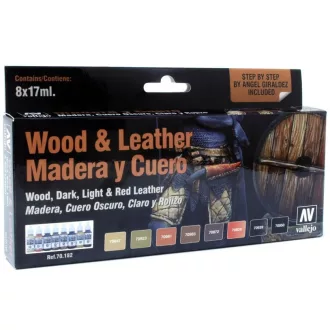 Vallejo Wood and Leather Set