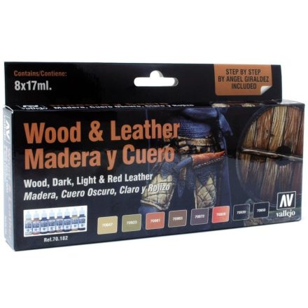 Vallejo Wood and Leather Set