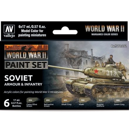 Vallejo WWII Soviet Armour & Infantry Set