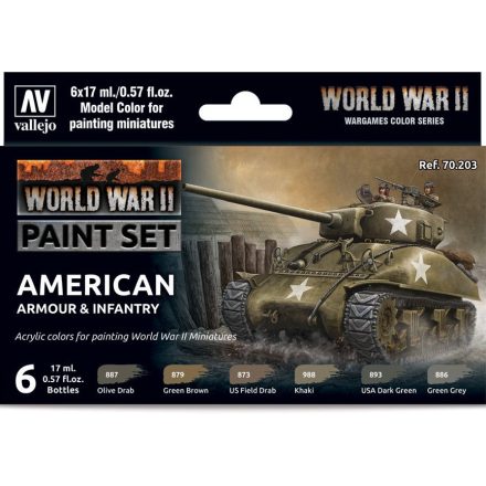 Vallejo WWII American Armour & Infantry Set