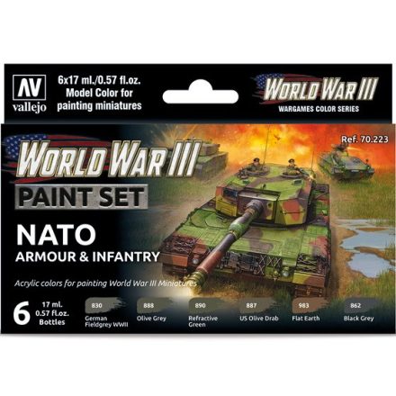 Vallejo WWIII NATO Armour & Infantry Set