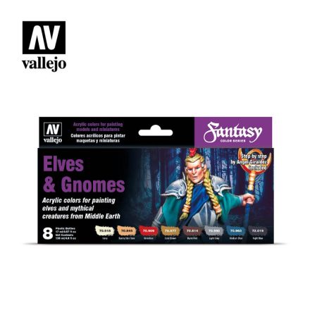 Vallejo Model Color Elves & Gnomes Paint Set
