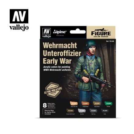 Vallejo Model Color Wehrmacht Unteroffizier Early War Paint Set