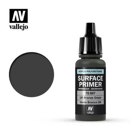 Vallejo Surface Primer UK Bronze Green 17ml