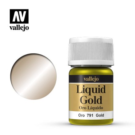 Vallejo Metallic Liquid Gold 35ml