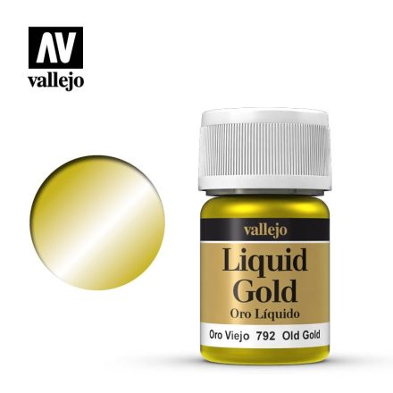 Vallejo Metallic Liquid Old Gold 35ml