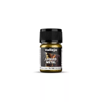 Vallejo - Liquid Metal: Green Gold 35 ml festék