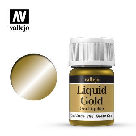 Vallejo Metallic Liquid Green Gold 35ml